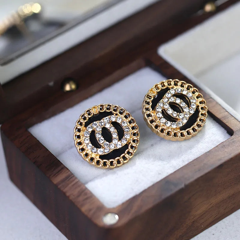 Geometric Plating Alloy Ear Studs