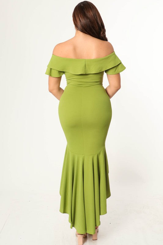 Off Shoulder Bodycon Fashion Dress