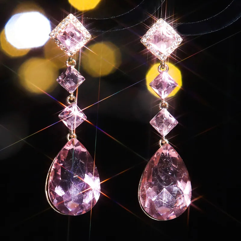 Rhinestone Waterdroplet Earring