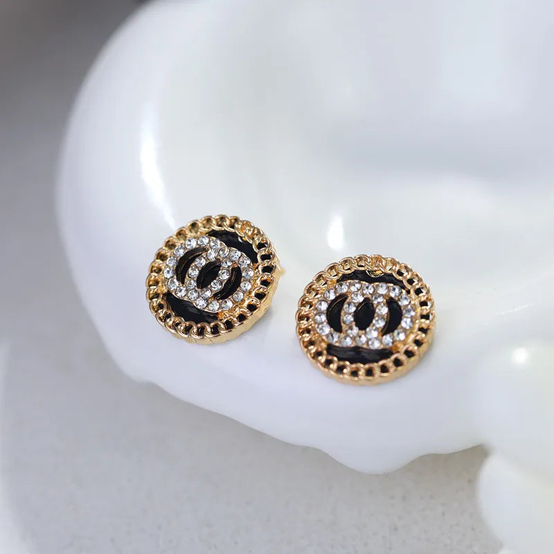 Geometric Plating Alloy Ear Studs