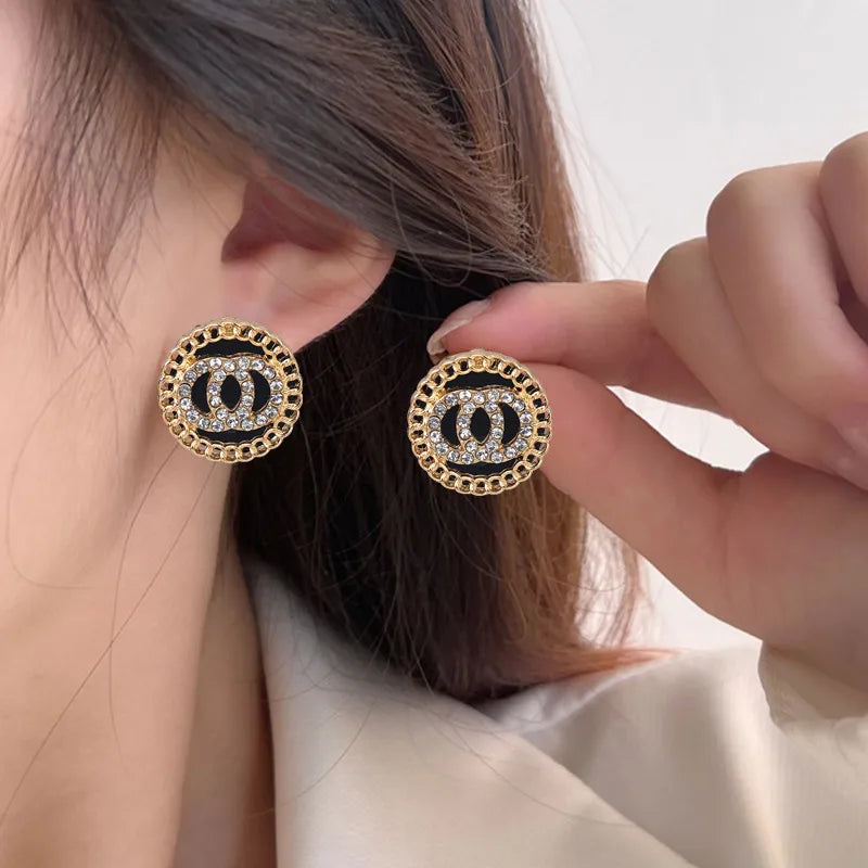Geometric Plating Alloy Ear Studs