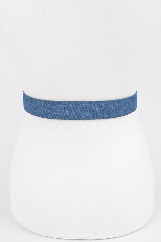 Buckle Plus Size Denim Belt