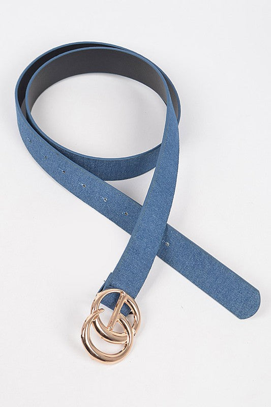 Buckle Plus Size Denim Belt