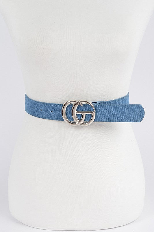 Buckle Plus Size Denim Belt
