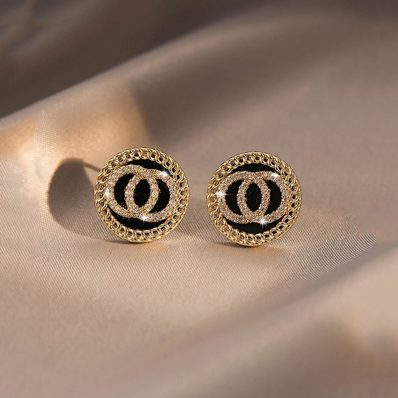 Geometric Plating Alloy Ear Studs