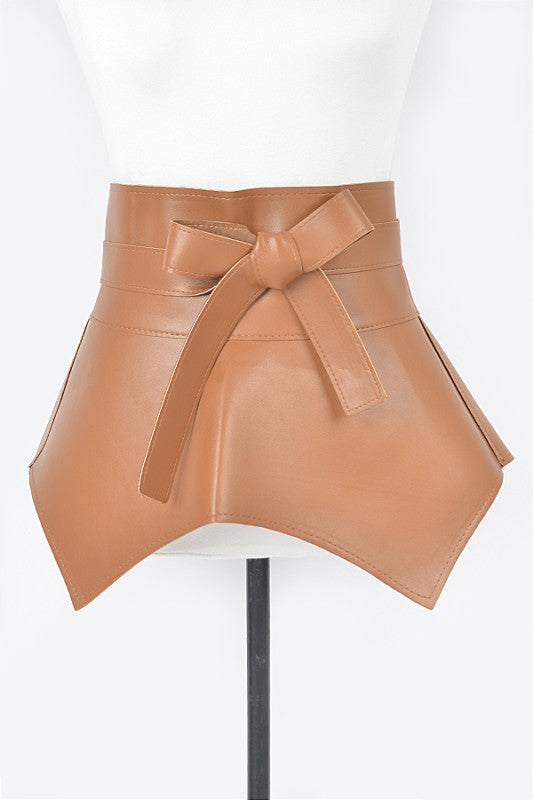 Faux Leather Plus Size Skirt Belt