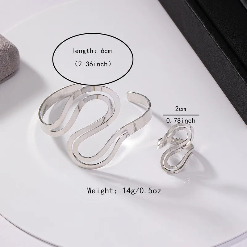 Glam Romantic 14K Gold Plated White Gold Plated Alloy Bracelets