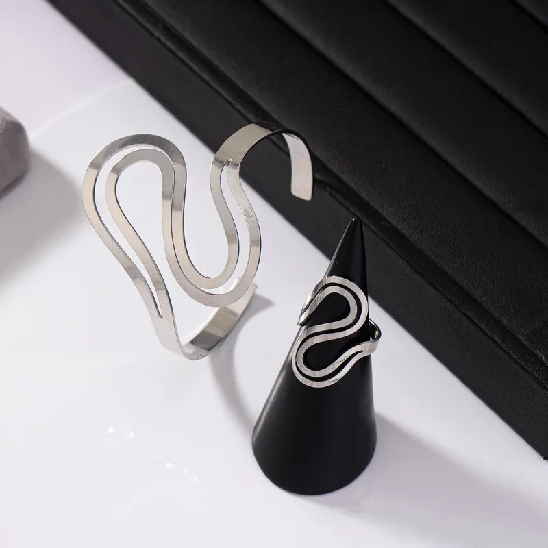 Glam Romantic 14K Gold Plated White Gold Plated Alloy Bracelets