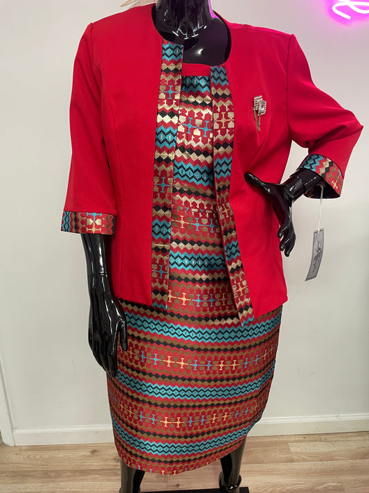 Tally Taylor 2Pc Jacket Dress