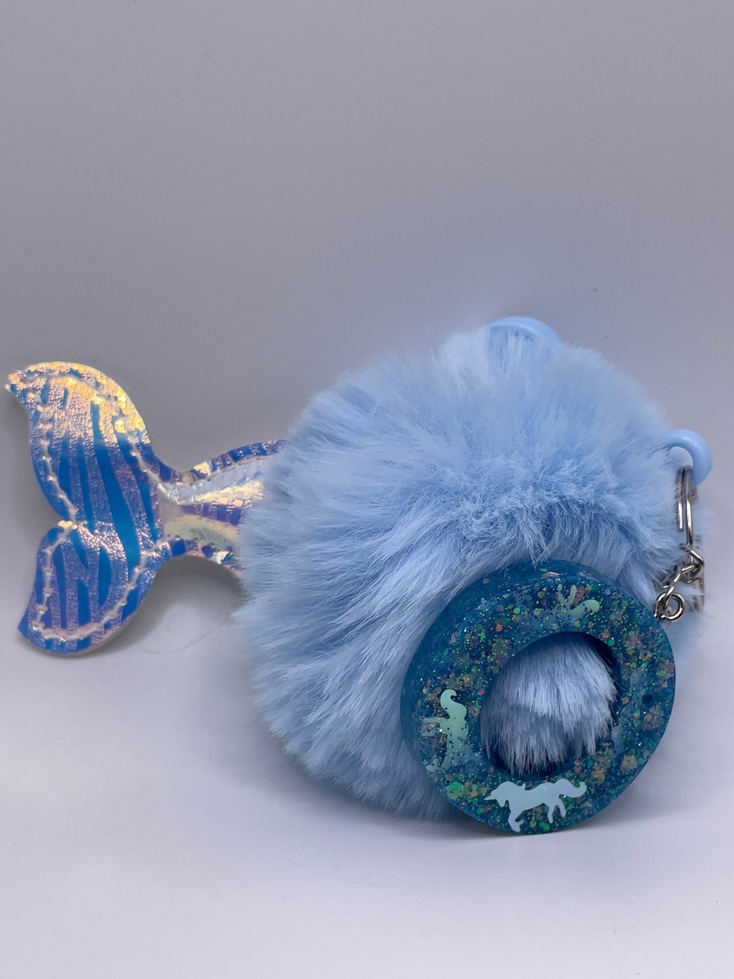 Resin Initial Keychains
