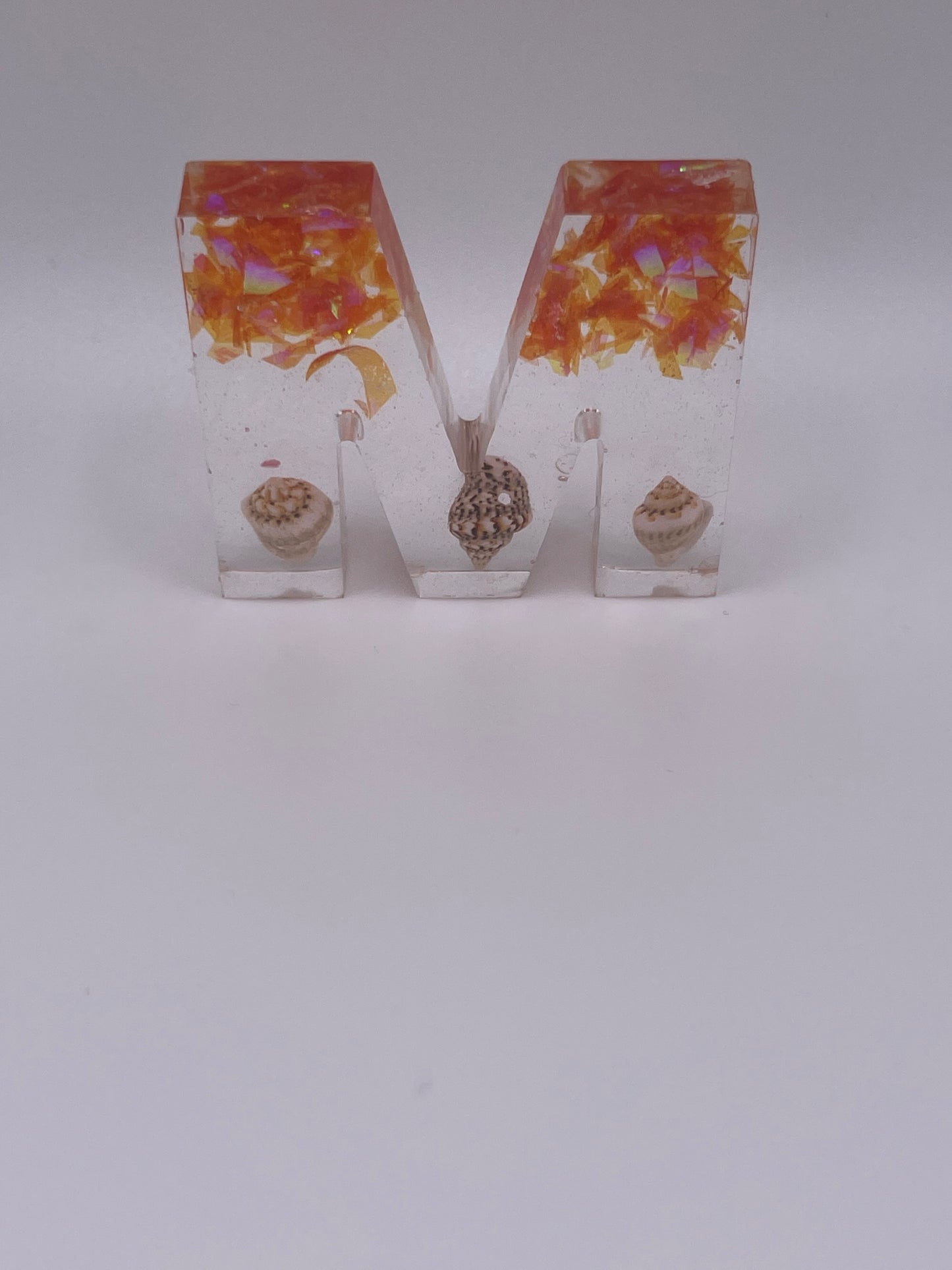 Resin Initial Keychains